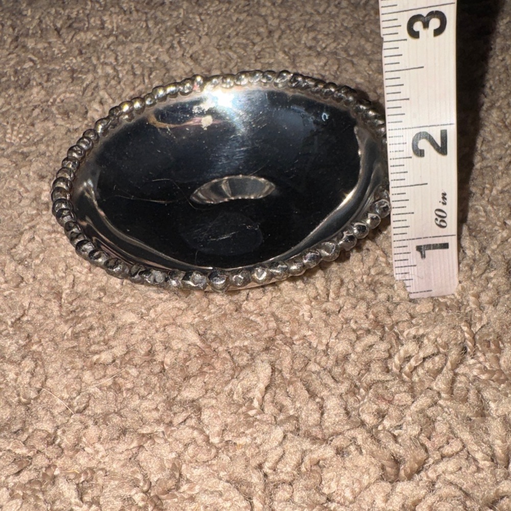 VINTAGE MCM Michael Aram Stainless Bowl Molten Beaded Signed - Picture 9 of 9
